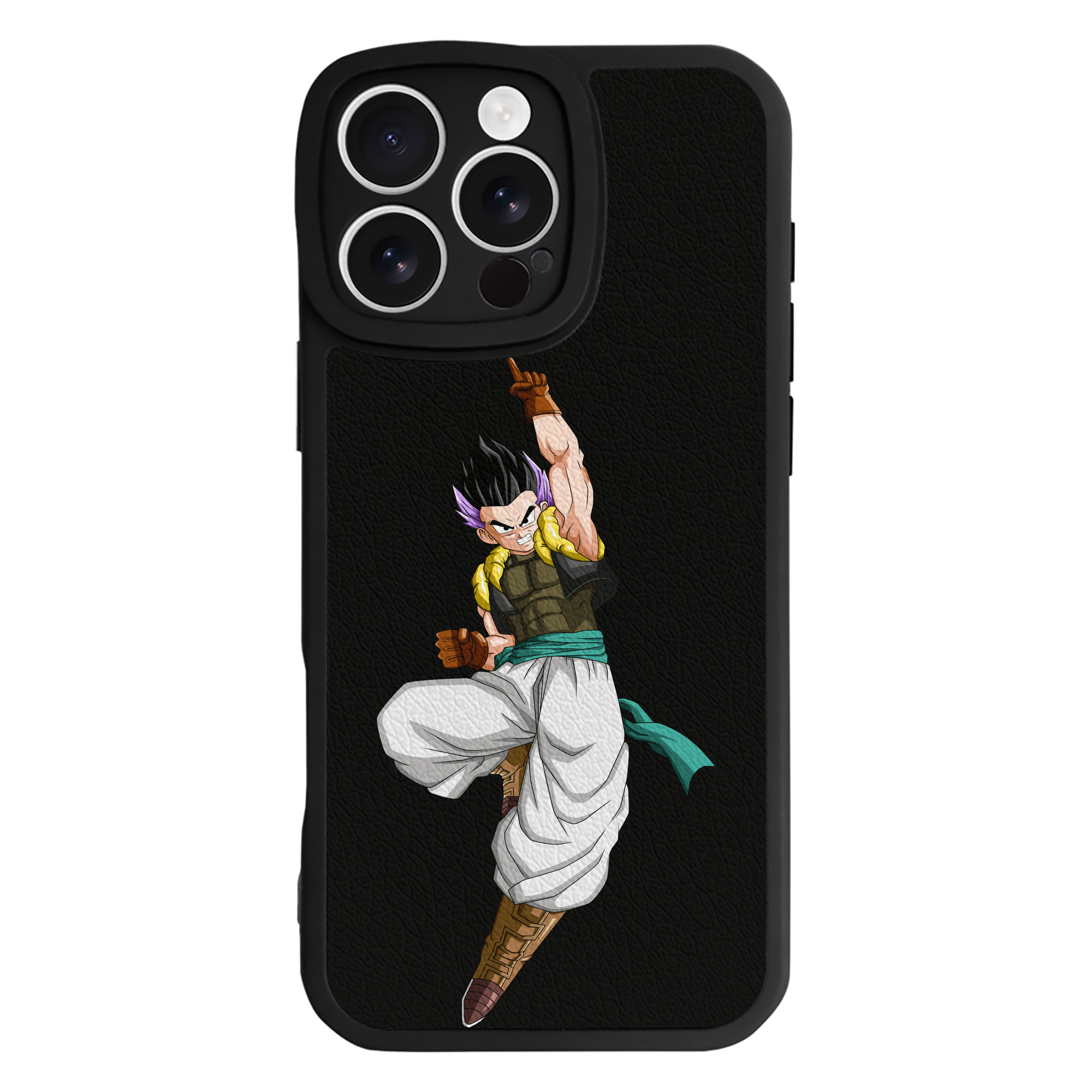 （画像用） ドラゴンボール 孫 悟飯（そんごはん）DRAGON BALL Son Gohan 【iPhone 16シリーズ対応】シリコンスマホケース（レザー調） 材質：シリコン